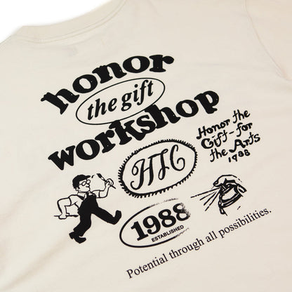 Honor Workshop Tee (Bone)