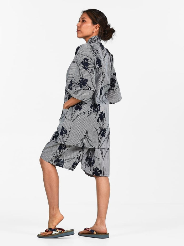 Japanese Jinbei for Women - Iris