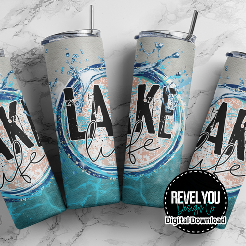 Lake Life - Digital Tumbler PNG