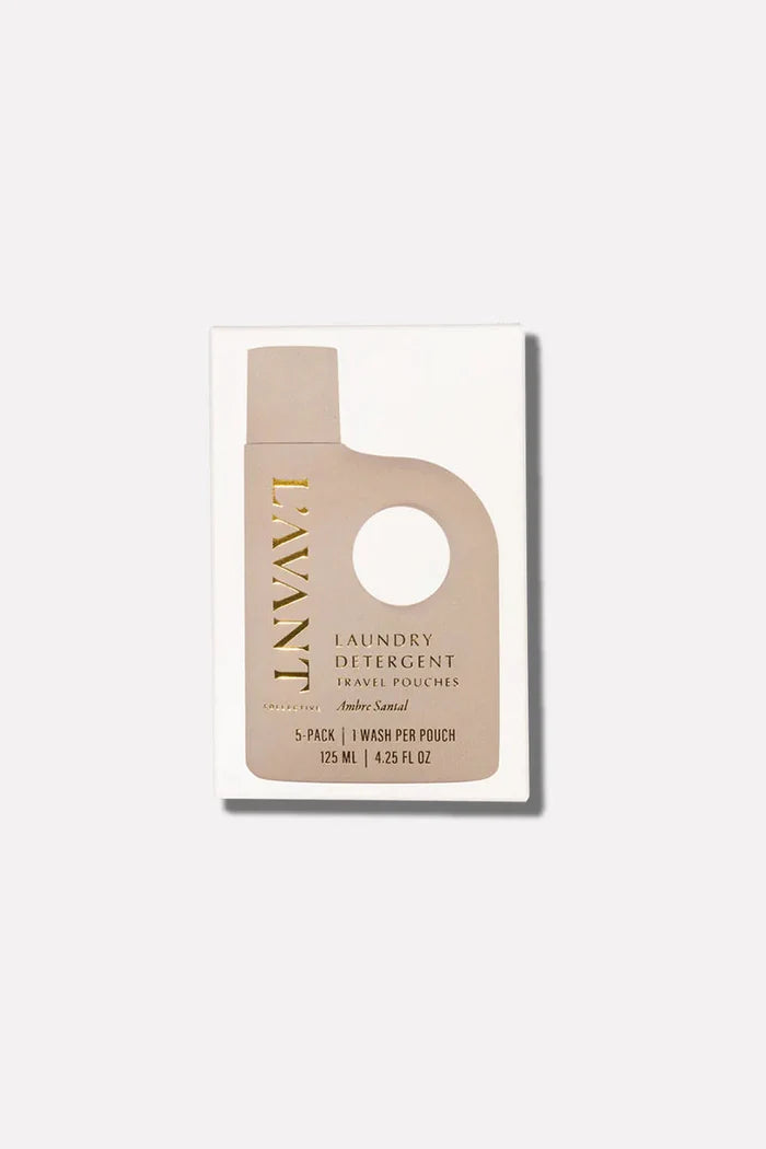 L'AVANT Collective: Laundry Detergent Travel Pack (Set of 5) - Ambre Santal - B Social Boutique