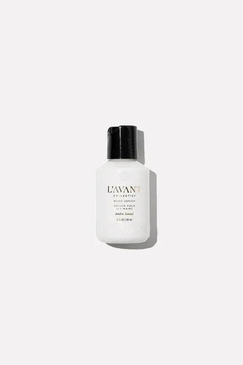 L'AVANT Collective: Mini Travel Hand Lotion Ambre Santal, 2oz - B Social Boutique