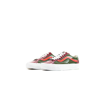 LX Old Skool 36 (Patent Bordeaux/Olive)