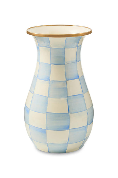 MacKenzie Childs: Sky Check Tall Vase