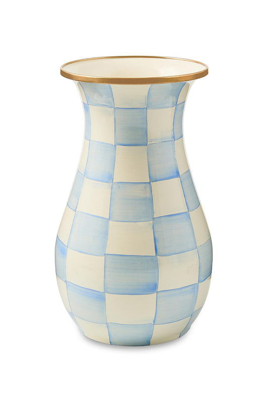 MacKenzie Childs: Sky Check Tall Vase