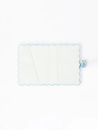 Mary Square: Passport Cover Daisy Chain White