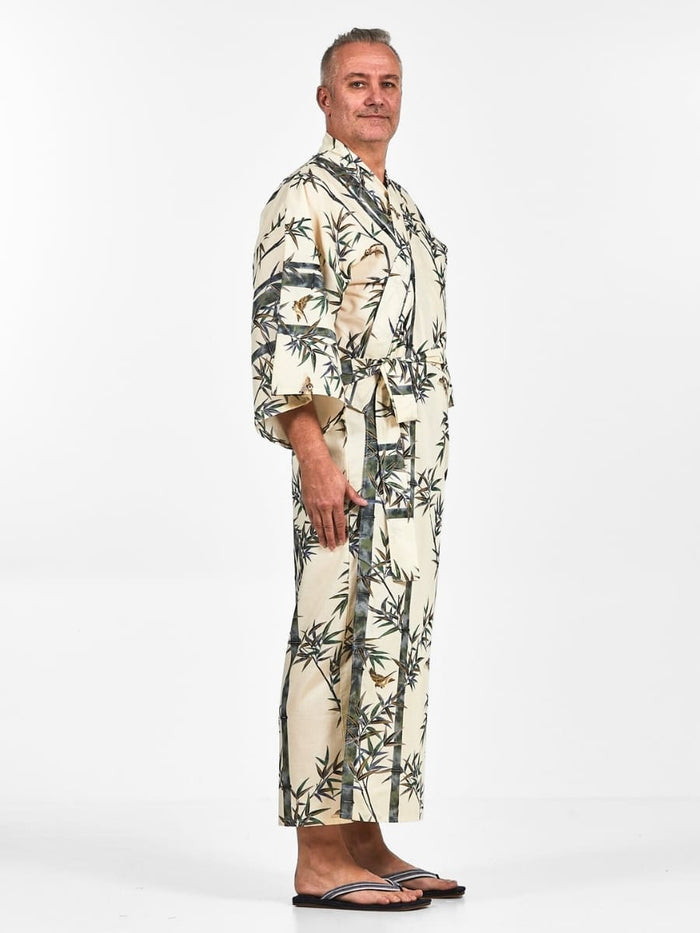 Men’s Japanese Kimono - Bamboo One Size