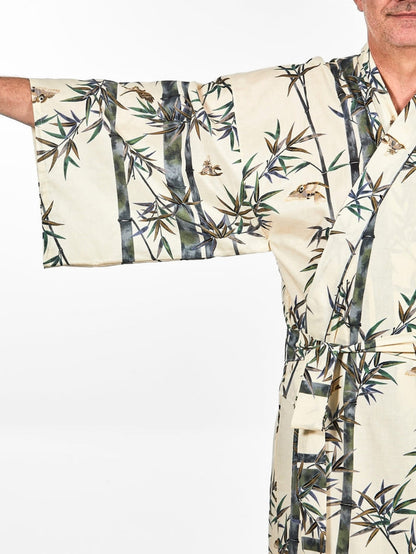 Men’s Japanese Kimono - Bamboo One Size