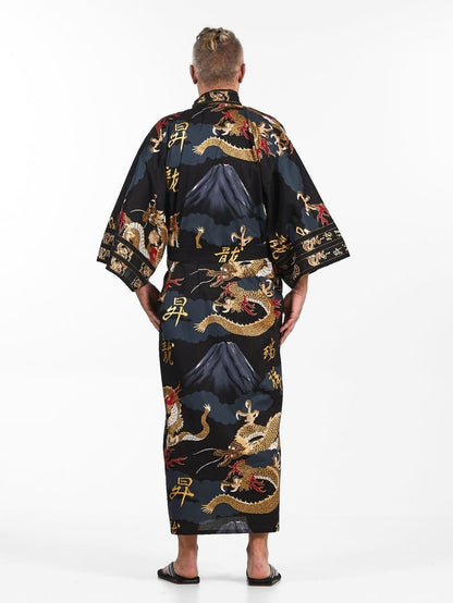 Men’s Japanese Kimono - Dragon One Size