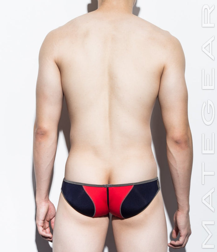 Mini Swim Squarecut - Ran Kwang V (Flat Front / Reduced Sides) - MATEGEAR - Sexy Men's Swimwear, Underwear, Sportswear and Loungewear