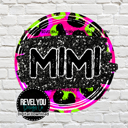 NEON LEOPARD BUNDLE - PNG