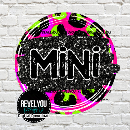 NEON LEOPARD BUNDLE - PNG