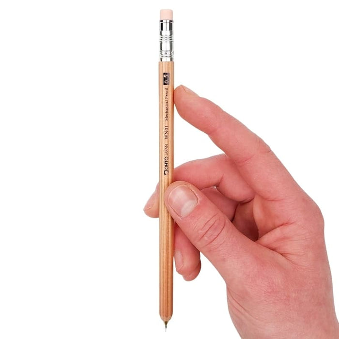 OHTO Wooden Mechanical Pencil – 0.5 mm Natural