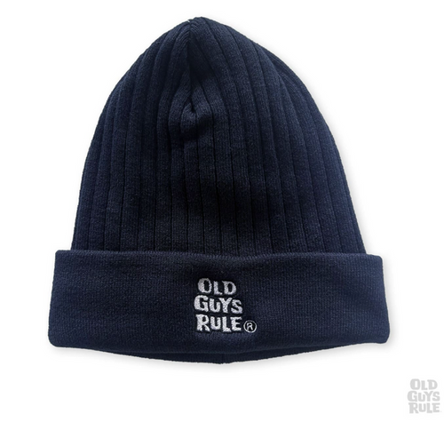 Old Guys Rule 'Stacked Logo' Thinsulate™ Ribbed Beanie - Navy