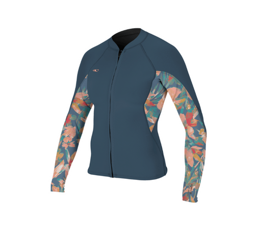 O'Neill Bahia Full Zip 1/0.5 mm Women's Wetsuit Jacket - COPENBLU