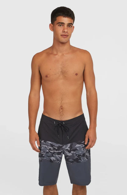 O’Neill Hyperfreak Heat Block “21 Board Shorts - Black Camo