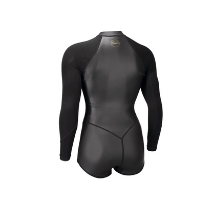 O’Neill Women's Bahia 2/1mm Front Zip L/S Short Spring - Glide/Black