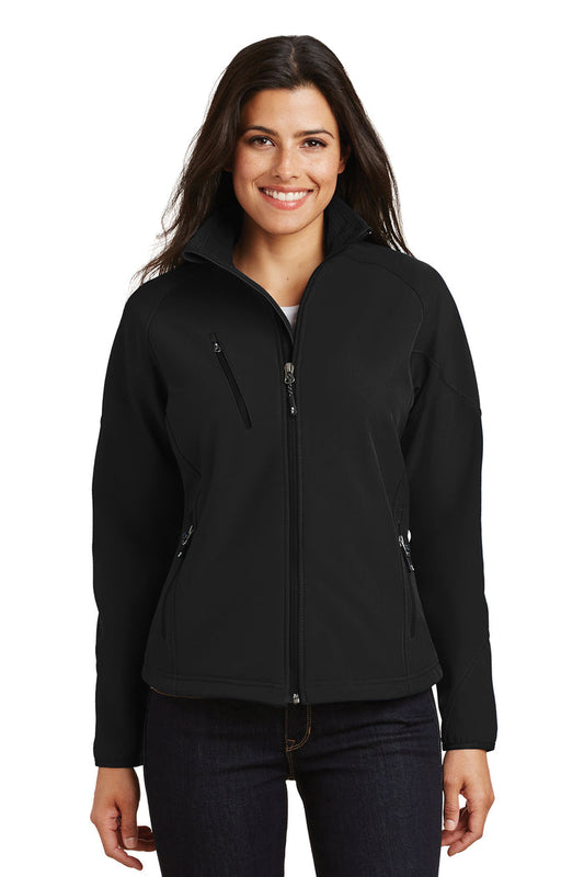 Port Authority Women's Textured Soft Shell Jacket. L705.