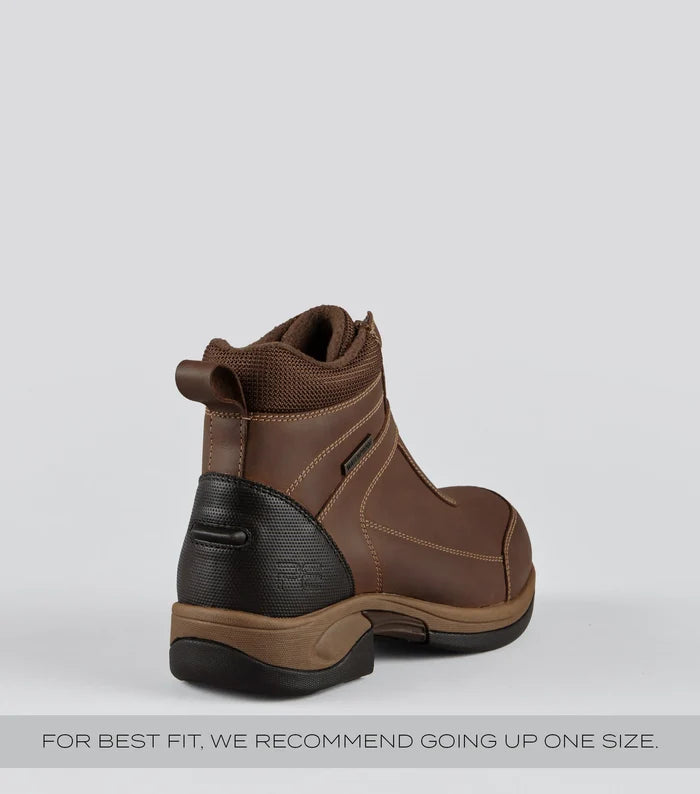 Premier Equine Borelli Waterproof Zipped Boot Brown