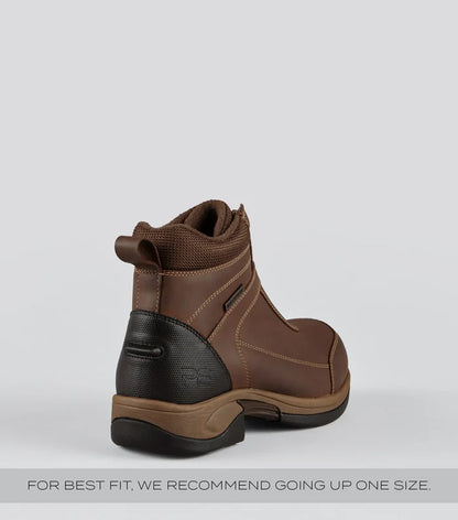 Premier Equine Borelli Waterproof Zipped Boot Brown