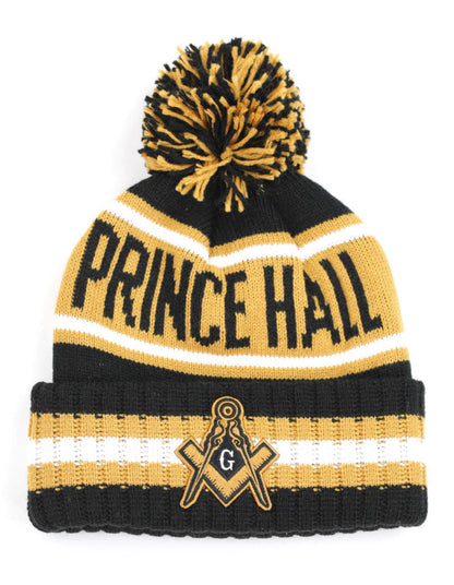 Prince Hall Pom Beanie & Scarf Set