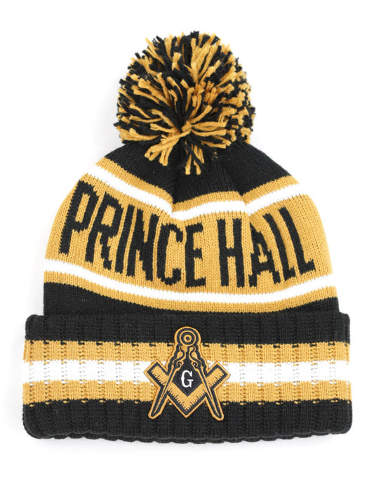 Prince Hall Pom Beanie & Scarf Set
