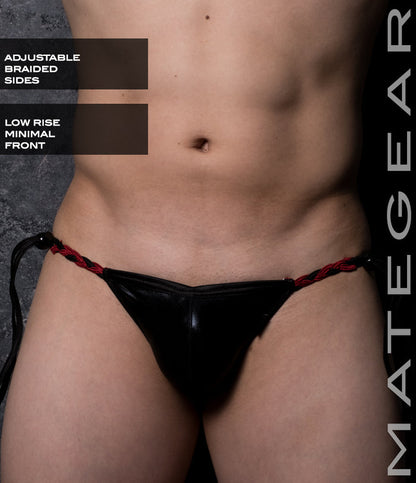Metallic Black Nylon / One size