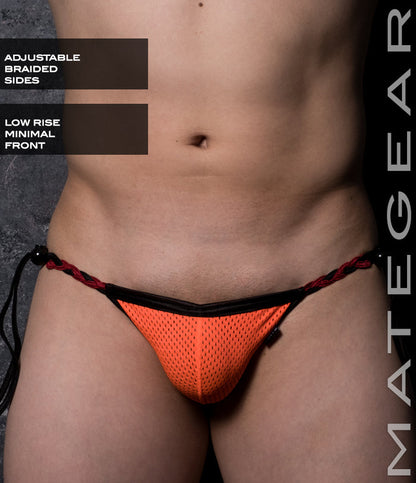 Orange Sports Netting / One size