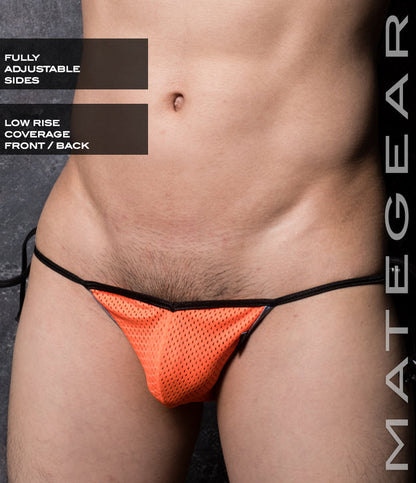 Orange Sports Netting / One size