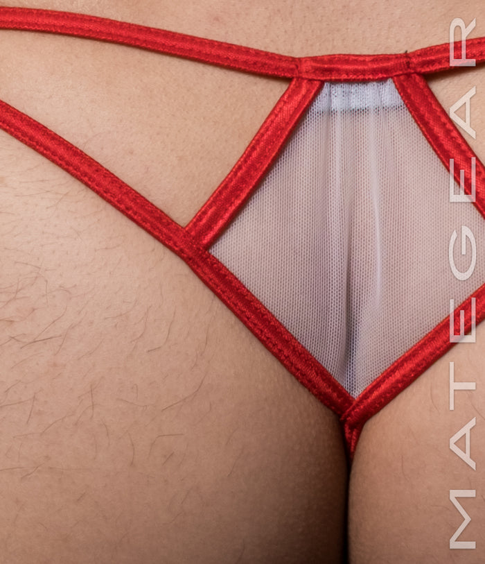 Sexy Mens Swimwear Extremely Sexy Mini Half Back String Bikini - Gan Eui
