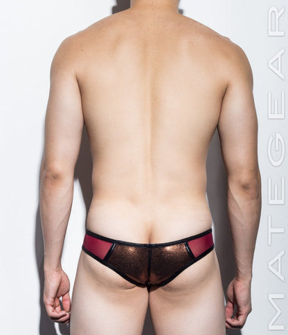 Sexy Men's Swimwear Maximizer Mini Swim Squarecuts - Pyon Seo (Special Fabrics Series) - MATEGEAR - Sexy Men's Swimwear, Underwear, Sportswear and Loungewear