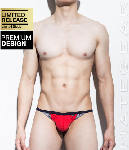 Sexy Men's Swimwear Mini Swim Bikini - Young Soo (Mesh Back) - MATEGEAR - Sexy Men's Swimwear, Underwear, Sportswear and Loungewear