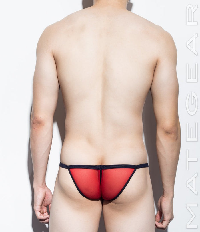 Sexy Men's Swimwear Mini Swim Bikini - Young Soo (Mesh Back) - MATEGEAR - Sexy Men's Swimwear, Underwear, Sportswear and Loungewear