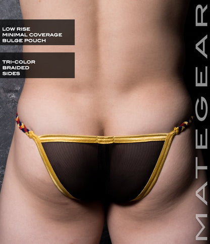Sexy Mens Swimwear Pouch Mini Bikini - Hwa Jung (Low Rise Bulge Front)