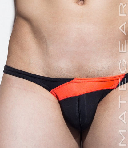 Sexy Men's Swimwear Ultra Swim Bikini - Mae Chun (Back Push Up / Tapered Sides / V-Front) - MATEGEAR - Sexy Men's Swimwear, Underwear, Sportswear and Loungewear