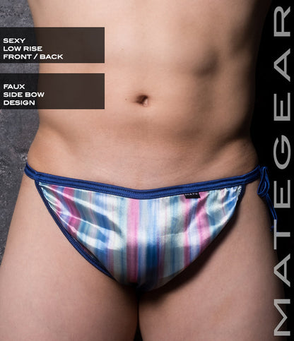 Multicolor Stripe Satin / Size A (26 Inches to 32 Inches)