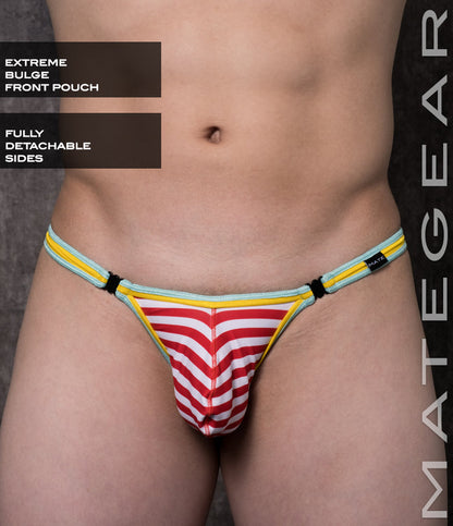 Sexy Men's Swimwear Ultra Swim Bulge Thong - Do Rum (Detachable Sides)