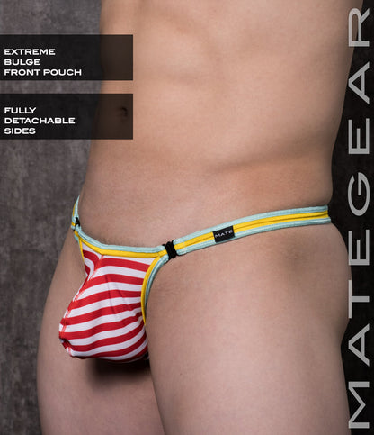 Sexy Men's Swimwear Ultra Swim Bulge Thong - Do Rum (Detachable Sides)