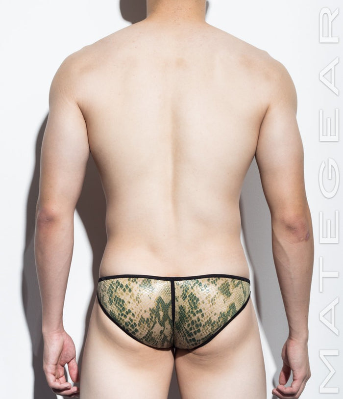Sexy Mens Swimwear Ultra Swim Pouch Bikini - Nan Song VIII (Tapered Sides / V-Front) (Special Fabrics Series) - MATEGEAR - Sexy Men's Swimwear, Underwear, Sportswear and Loungewear