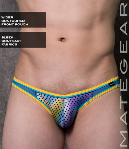 Multicolor Polka Dot Nylon / Medium