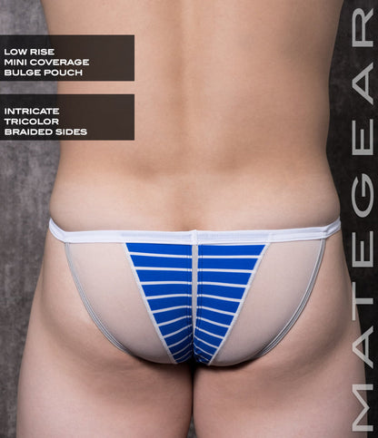 Sexy Mens Swimwear Xpression Ultra Swim Pouch Bikini - He Ran (Button Front)