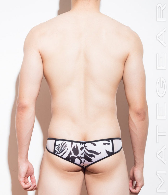 Sexy Mens Underwear Ultra Pouch Bikini - Yuk Kon (Low-Rise Front / Half Back) - MATEGEAR - Sexy Men's Swimwear, Underwear, Sportswear and Loungewear