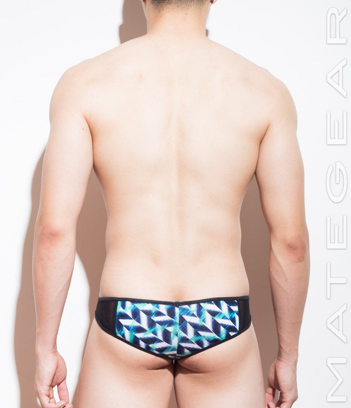 Sexy Mens Underwear Ultra Pouch Bikini - Yuk Kon (Low-Rise Front / Half Back) - MATEGEAR - Sexy Men's Swimwear, Underwear, Sportswear and Loungewear