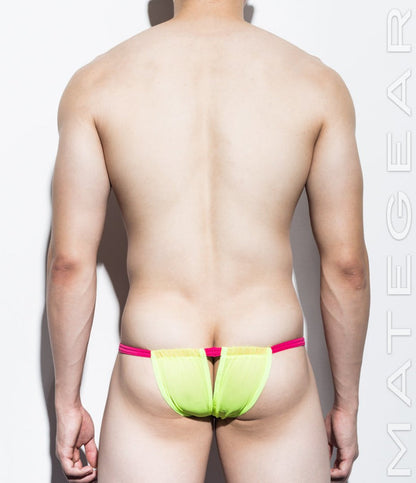 Sexy Men's Underwear Xpression Mini Bikini - Nang Young (Open Front / Chiffon Back) - MATEGEAR - Sexy Men's Swimwear, Underwear, Sportswear and Loungewear