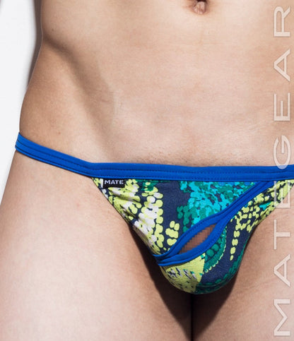 BlueYellow Abstract Print Ping Bae / Small