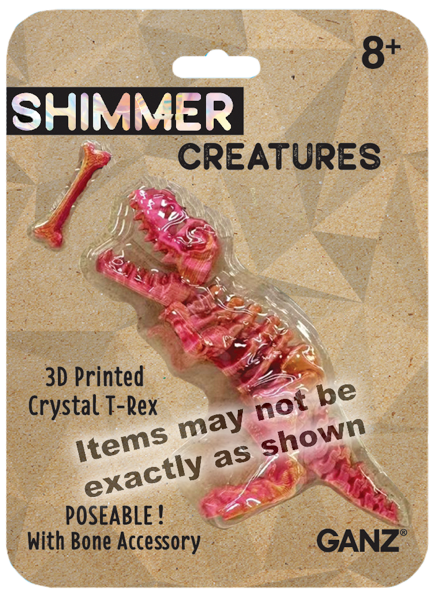 Shimmer T-Rex 4.5" - Blue