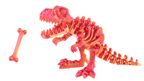 Shimmer T-Rex 4.5" - Orange