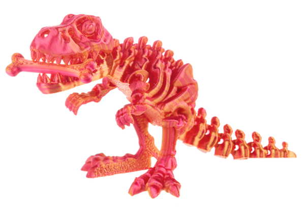 Shimmer T-Rex 4.5" - Orange