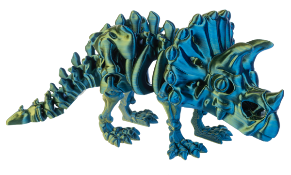 Shimmer Triceratops 10.5" - Blue