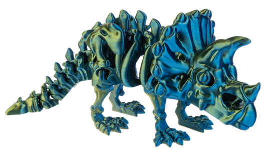 Shimmer Triceratops 10.5" - Blue