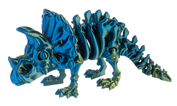 Shimmer Triceratops 10.5" - Blue
